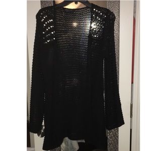 BCBG MAXAZRIA Crotchet Cardigan/ Coverup
